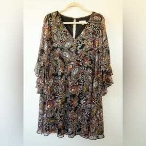 Calvin Klein Paisley Print Dress